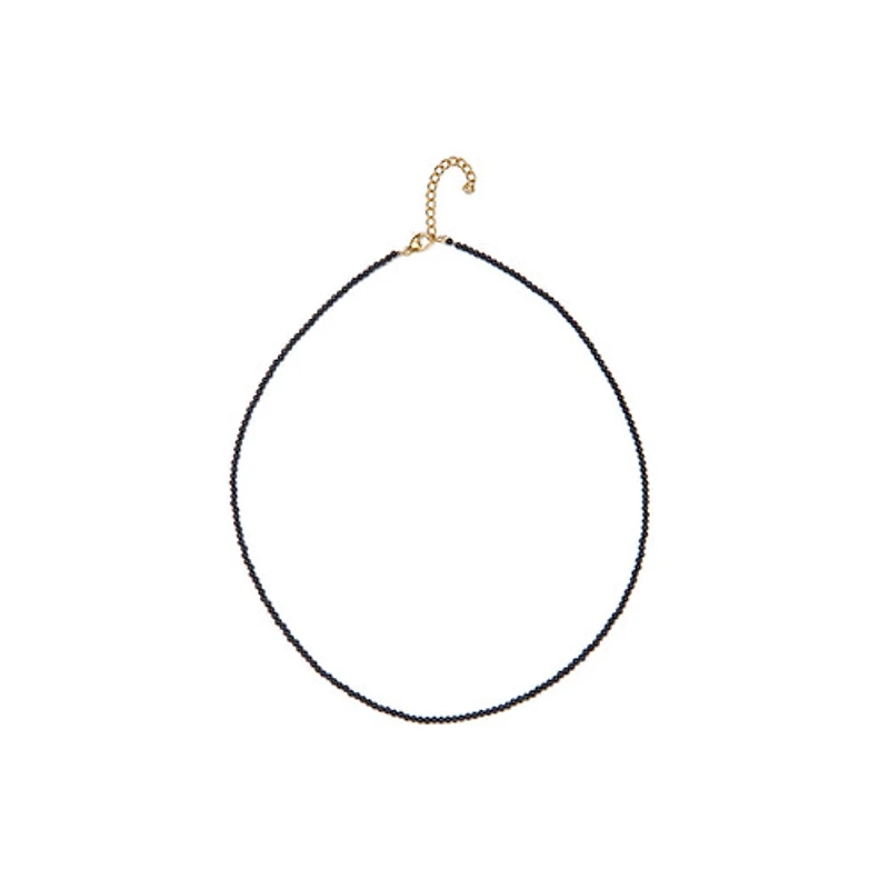 Natural Crystal Necklace (Blue Tones)