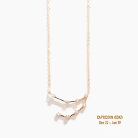 Champagne Gold Zodiac Necklace