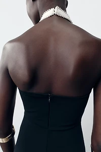 ROBE MIDI STRETCH NŒUD