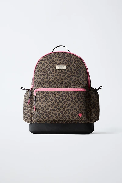 ANIMAL PRINT BACKPACK