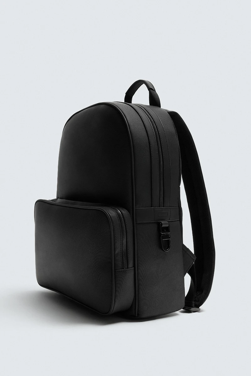 RUBBERIZED TEXTURE BACKPACK