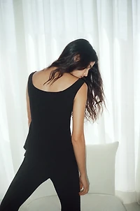 CREPE FLARE PANTS