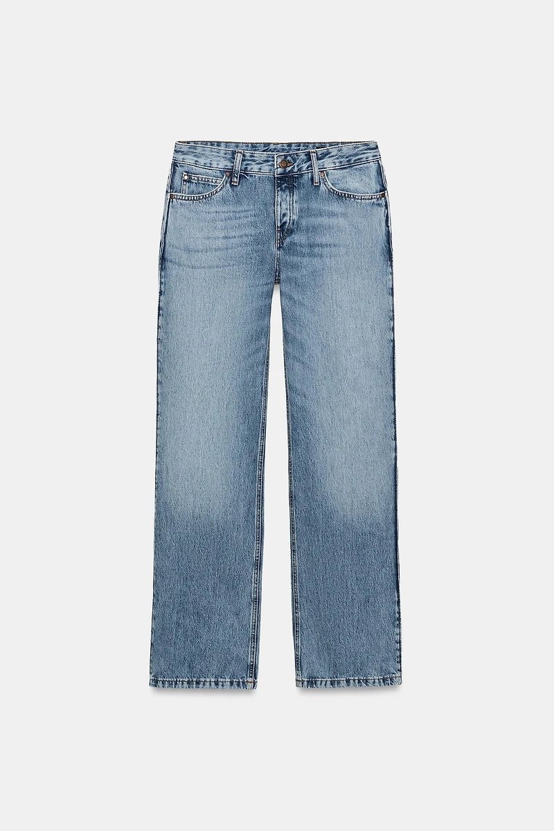 ZW COLLECTION LOW-RISE BOOTCUT JEANS
