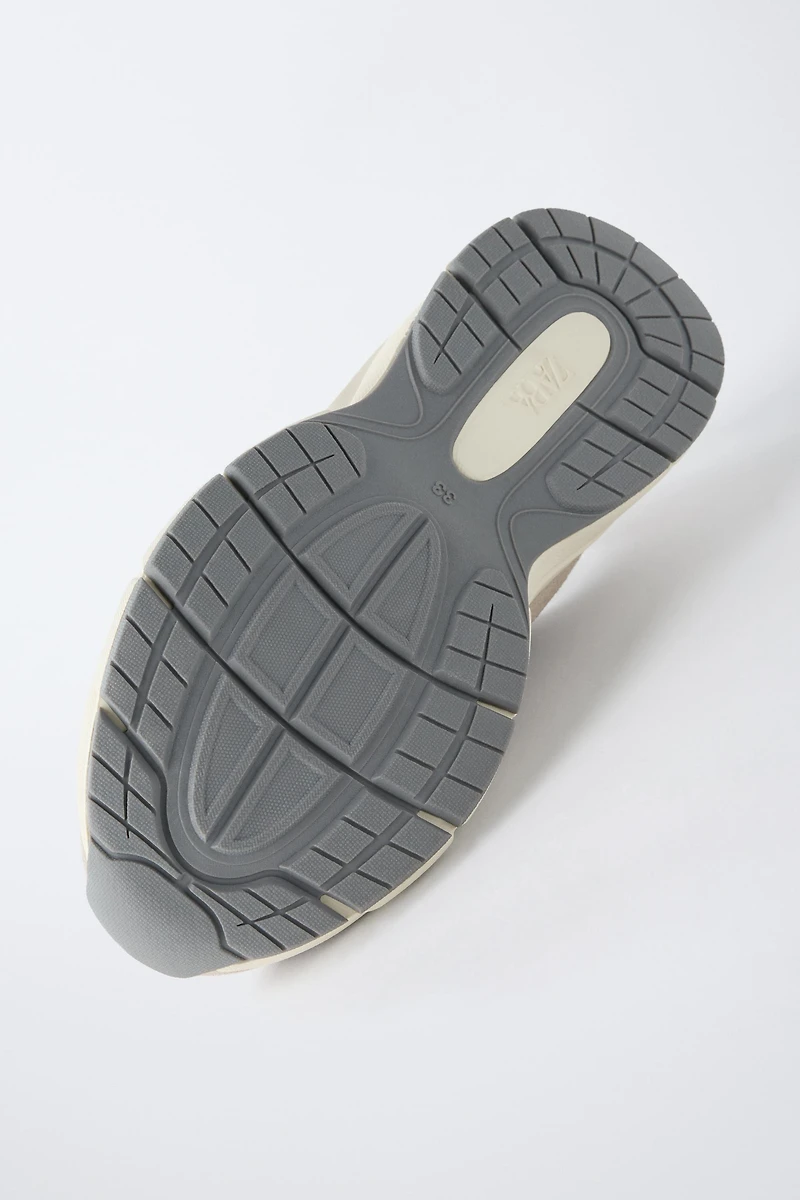 PIECED ATHLETIC SNEAKERS