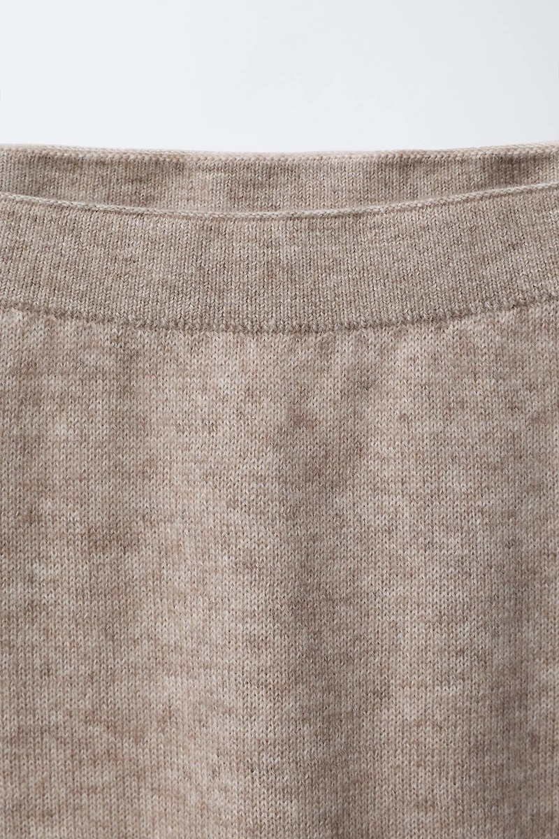 WOOL AND CASHMERE BLEND HAMMER PANTS