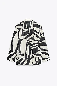 ZW COLLECTION ANIMAL PRINT BLAZER