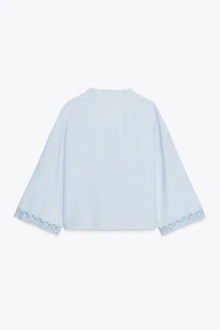 LACE SHORT SHIRT