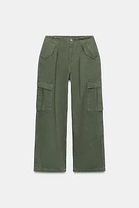 MID-RISE CARGO PANTS