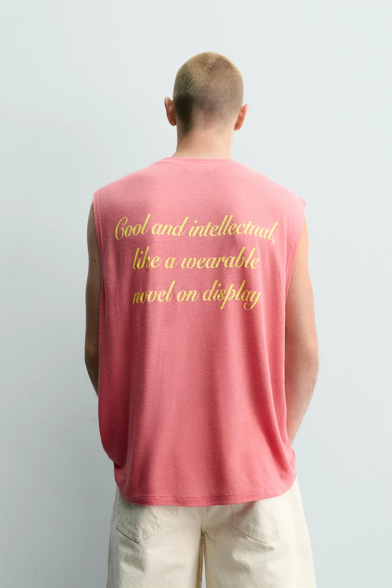 RELAXED FIT GRAPHIC TANK TOP