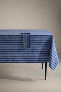 YARN-DYED STRIPE TABLECLOTH