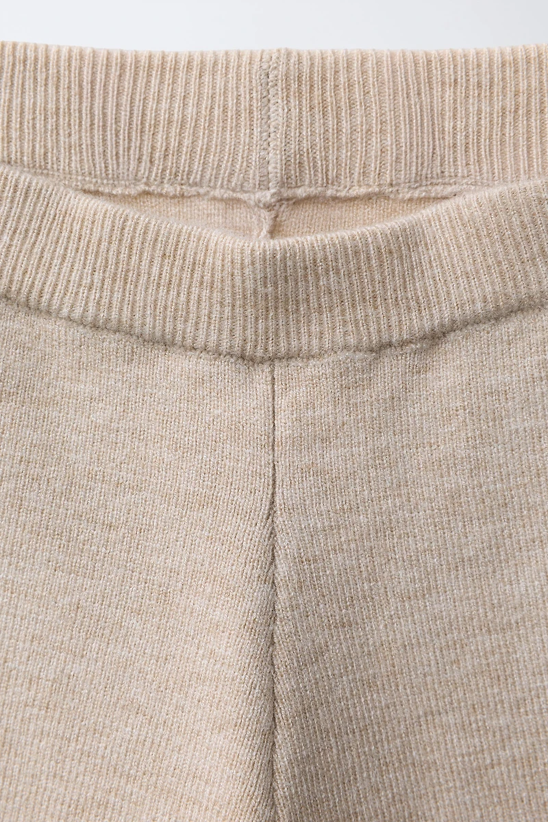 KNIT CULOTTES WITH BOWS