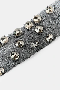 MESH CRYSTAL CHOKER