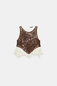 TOP BIMATIÈRE CROCHET