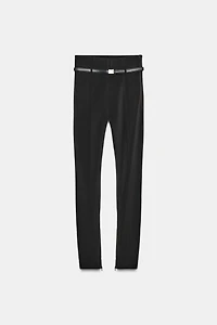 BELTED LEGGING PANTS