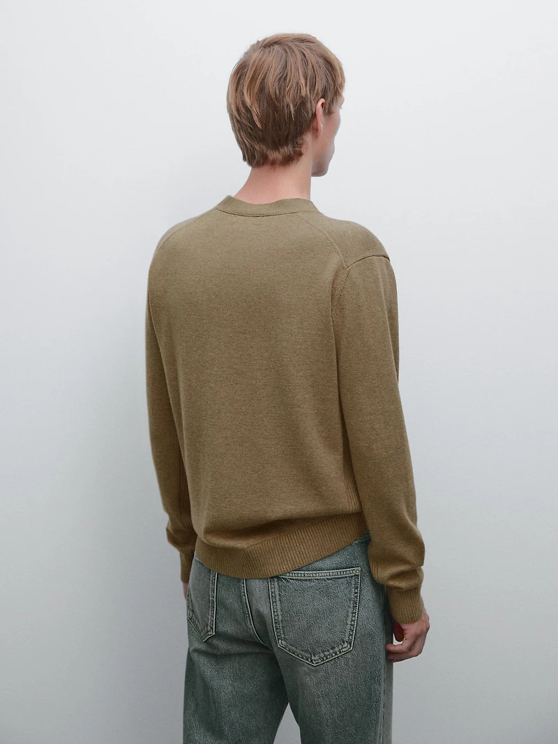 100% cotton knit cardigan