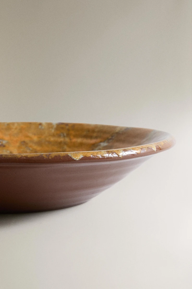 LARGE TERRACOTTA SERVING DISH