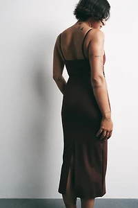 CONTRAST LACE DRESS
