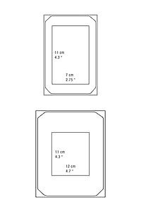 THIN METAL PICTURE FRAME