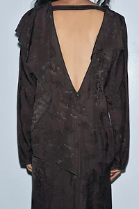 ZW COLLECTION JACQUARD BANDANA DRESS