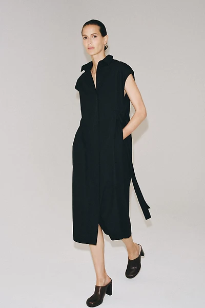 TIED SHIRT DRESS ZW COLLECTION