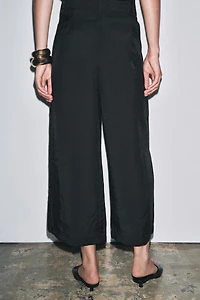 ZW COLLECTION CROPPED PLEATED PANTS