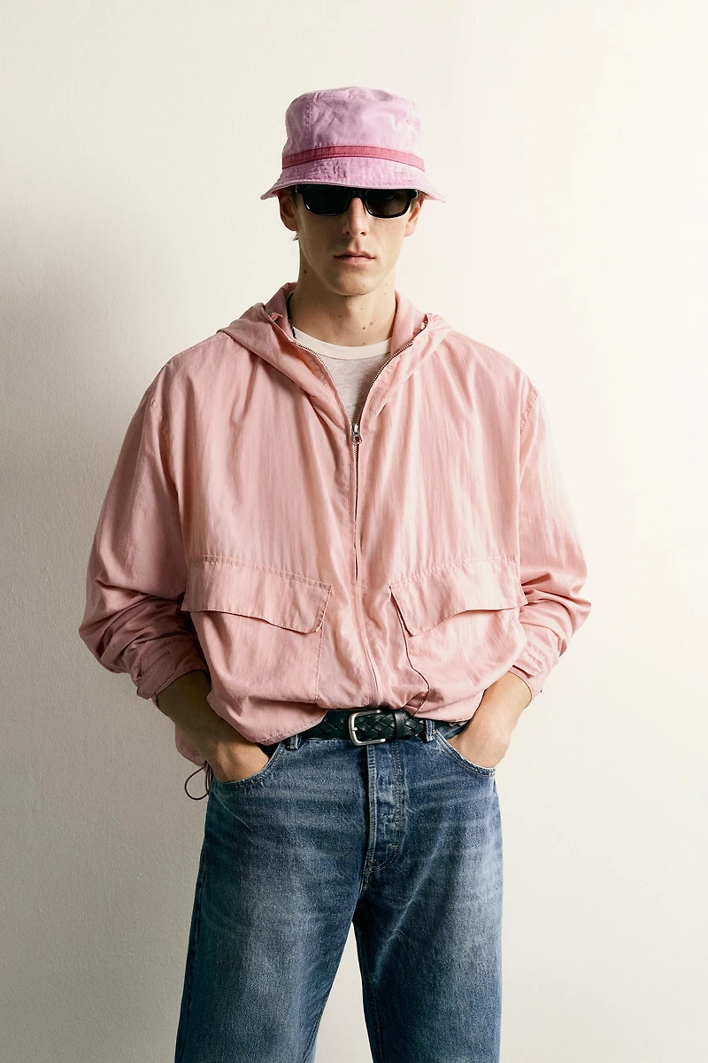 CROPPED FIT TECHNICAL JACKET