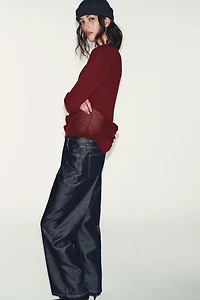 FLORAL TEXTURED KNIT JUMPER