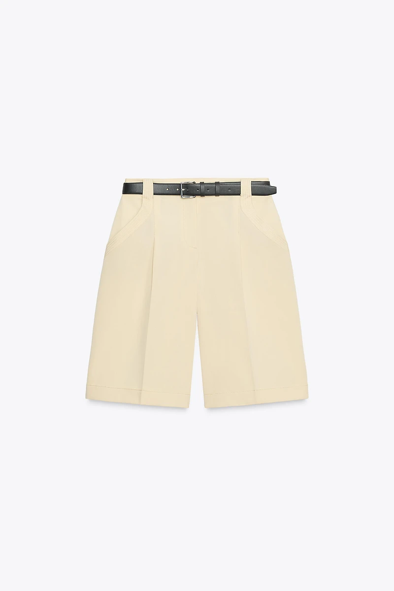 SHORT PINCE CEINTURE