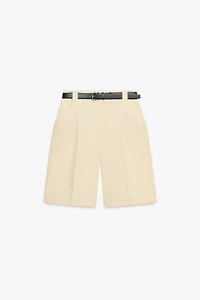 SHORT PINCE CEINTURE