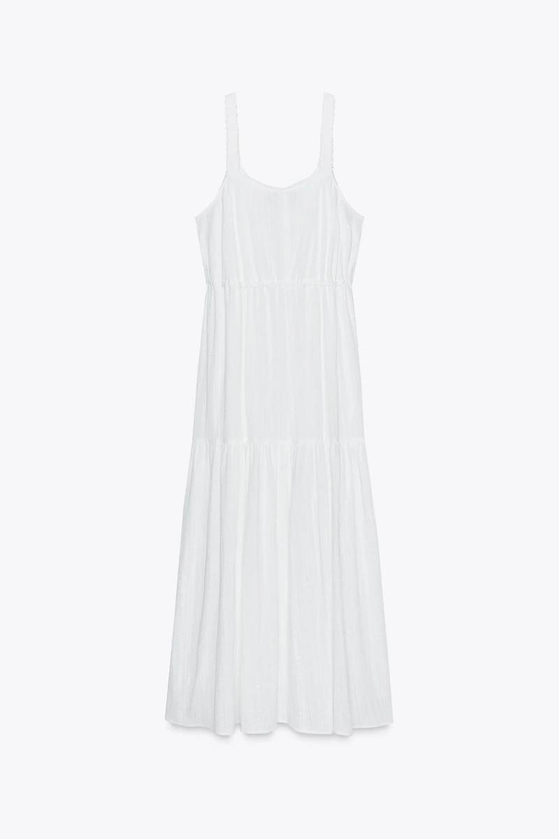 PANELED MIDI DRESS
