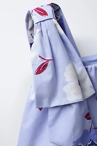 ASYMMETRIC FLORAL TOP