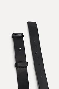 PLAIN LEATHER BELT 50TH ANNIVERSARY