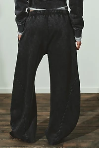 WASHED TAPERED PANTS