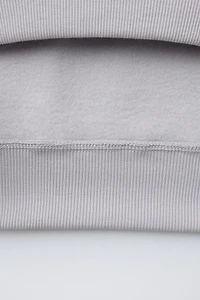 SWEATSHIRT AND JOGGER SET WITH TEXT PATCH