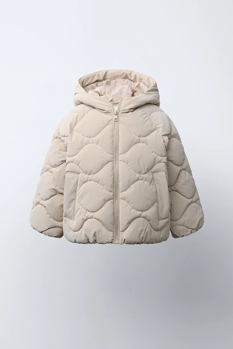 VESTE REMBOURRÉE EFFET GOMMÉ