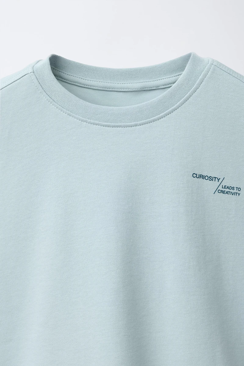 INTERLOCK TEXT T-SHIRT