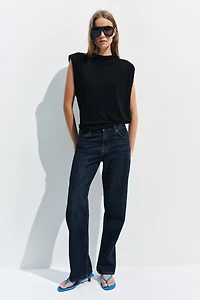 ZW COLLECTION LOW RISE STRAIGHT LEG JEANS