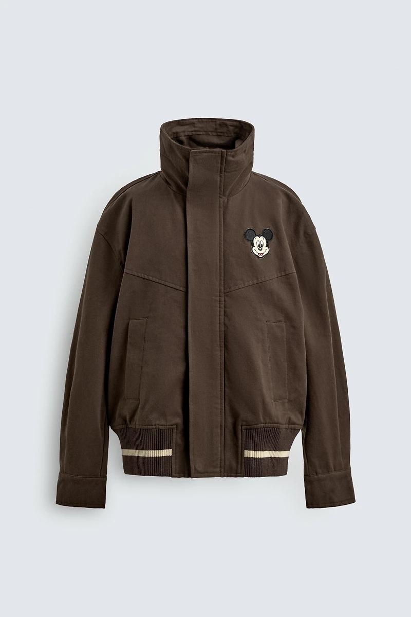 MICKEY MOUSE PATCH JACKET HARRY LAMBERT FOR ZARA X DISNEY