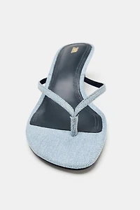 SANDALES KITTEN EN DENIM