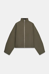 KNIT ZIP-UP JACKET