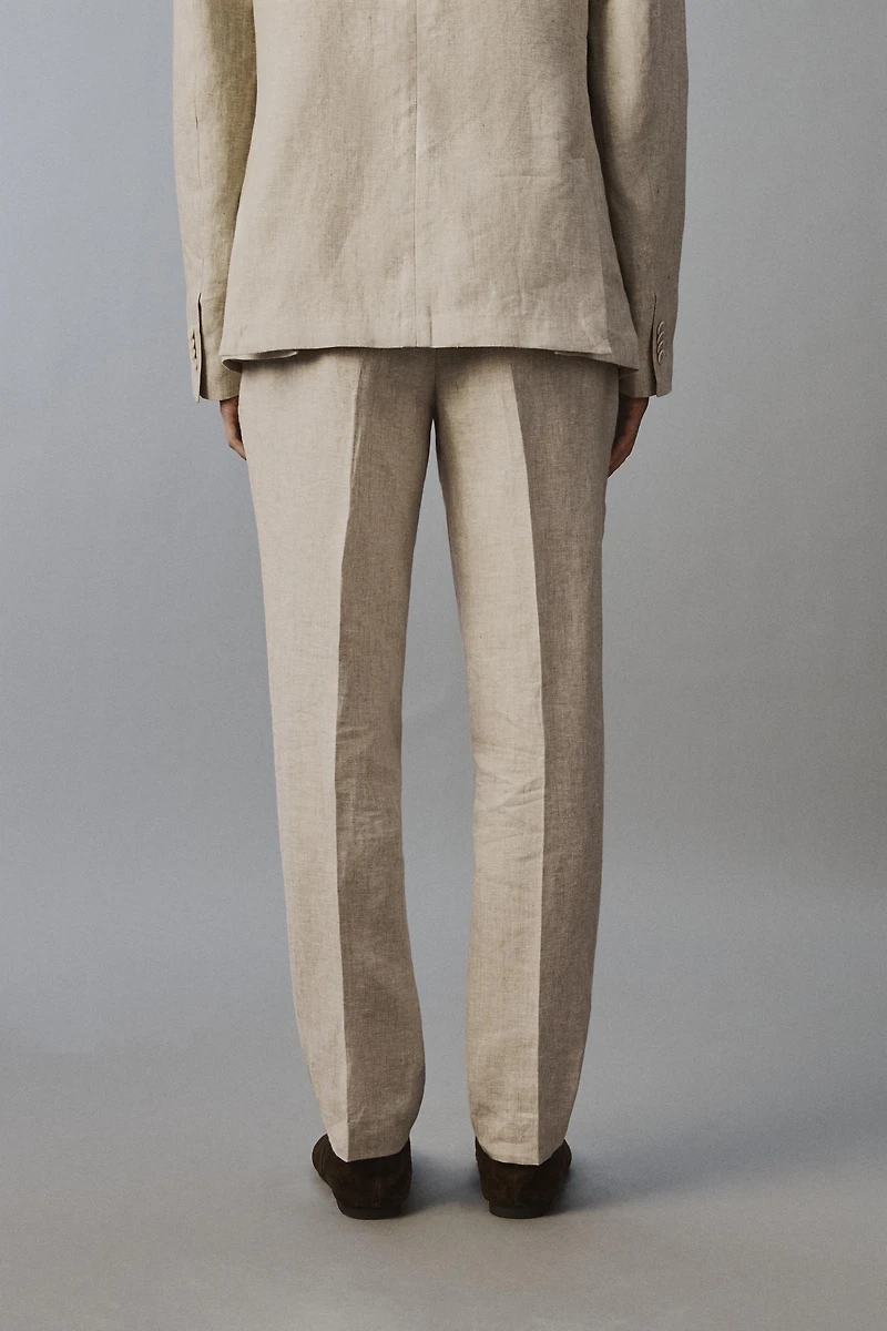 100% LINEN SUIT PANTS