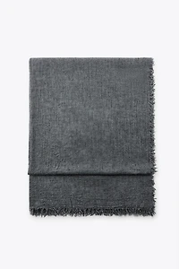 FOULARD EFFRANGÉ AVEC LAINE