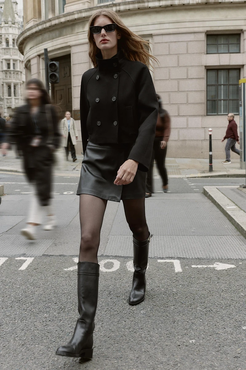 VESTE COURTE CROISÉE