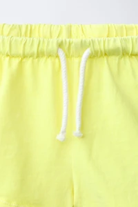 PLAIN JOGGING T-SHIRT AND SHORTS SET