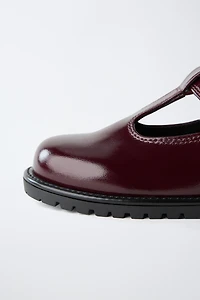 T-STRAP BALLET FLATS
