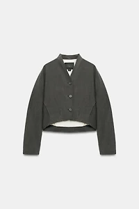 ZW COLLECTION CROPPED JACKET
