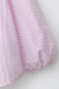 CHEMISE À RAYURES DOUBLE COL