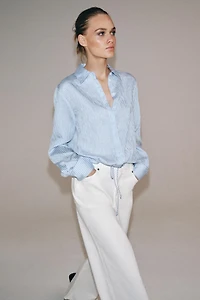 ZW COLLECTION STRIPED SHIRT WITH TIES