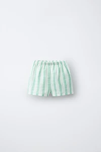 SHORT À RAYURES