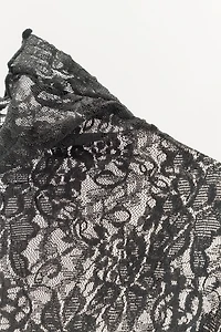 LACE FLORAL EMBROIDERY BODYSUIT